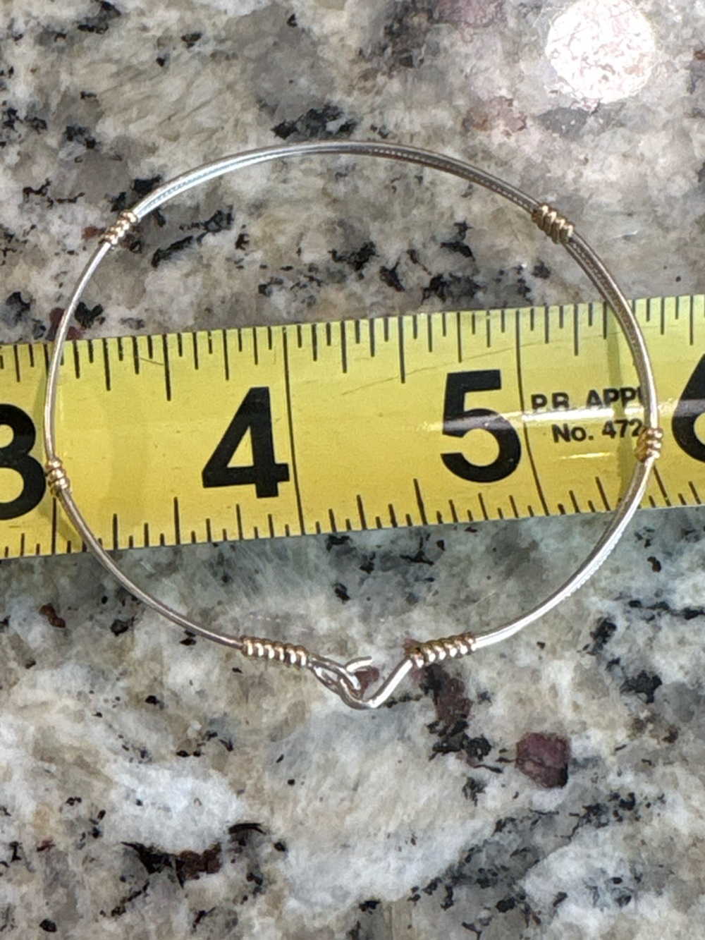 Ronaldo Jewelry Be Kind Bracelet 925 Sterling Silver Gold Accent 7.5 - Picture 11 of 16